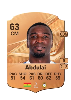 Abdulai - 63 - Rare EA FC 27 card