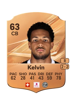 Kelvin - 63 - Rare EA FC 27 card