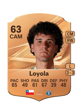 Loyola - 63 - Rare EA FC 27 card
