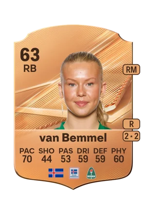 van Bemmel - 63 - Rare EA FC 27 card