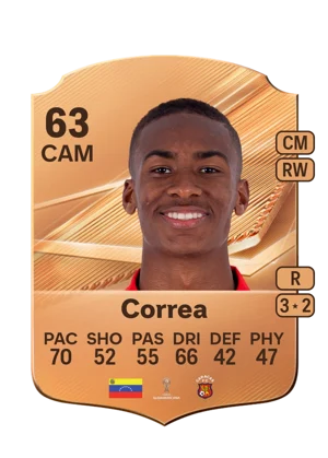 Correa - 63 - Rare EA FC 27 card