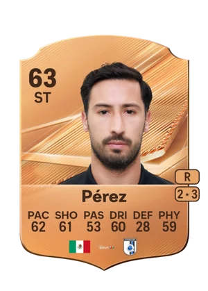 Pérez - 63 - Rare EA FC 27 card