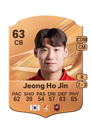 Jeong Ho Jin - 63 - Rare EA FC 27 card