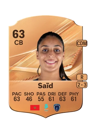 Saïd - 63 - Rare EA FC 27 card