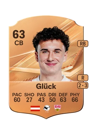 Glück - 63 - Rare EA FC 27 card