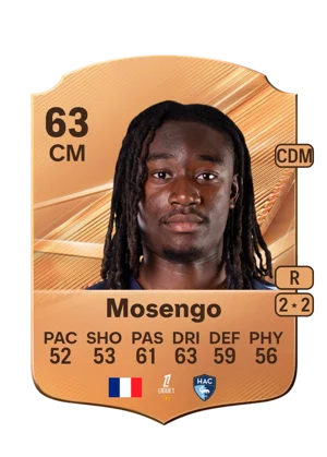 Mosengo - 63 - Rare EA FC 27 card