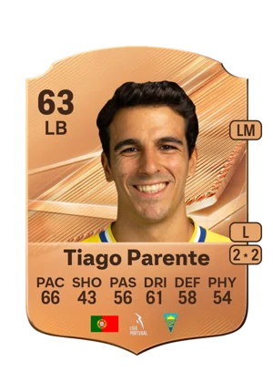 Tiago Parente - 63 - Rare EA FC 27 card