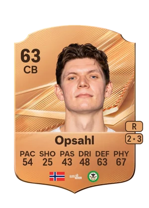 Opsahl - 63 - Rare EA FC 27 card