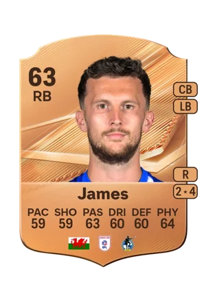 James - 63 - Rare EA FC 27 card