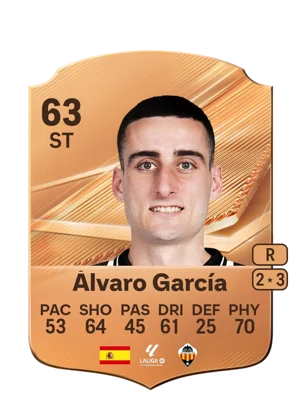 Álvaro García - 63 - Rare EA FC 27 card