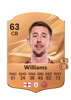 Williams - 63 - Rare EA FC 27 card