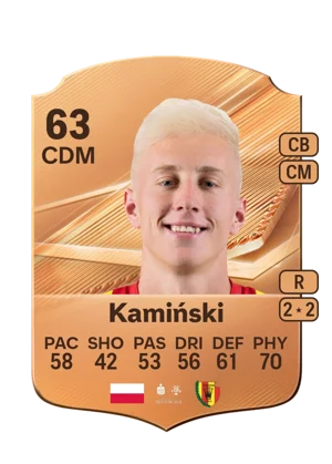 Kamiński - 63 - Rare EA FC 27 card