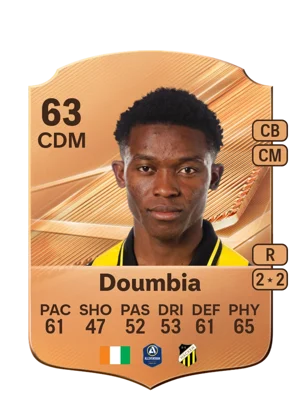 Doumbia - 63 - Rare EA FC 27 card