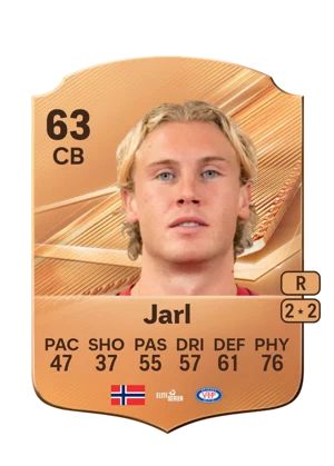 Jarl - 63 - Rare EA FC 27 card