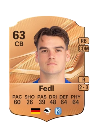 Fedl - 63 - Rare EA FC 27 card