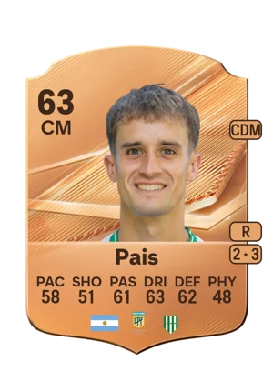 Pais - 63 - Rare EA FC 27 card