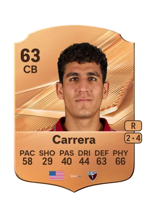 Carrera - 63 - Rare EA FC 27 card