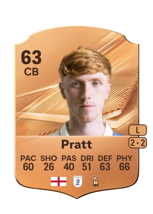 Pratt - 63 - Rare EA FC 27 card