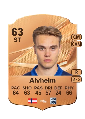 Alvheim - 63 - Rare EA FC 27 card