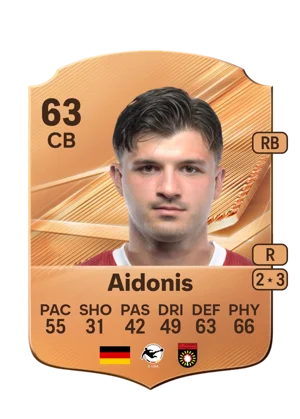 Aidonis - 63 - Rare EA FC 27 card