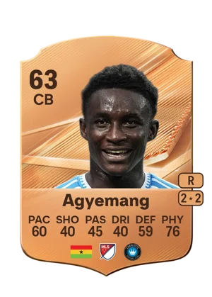 Agyemang - 63 - Rare EA FC 27 card