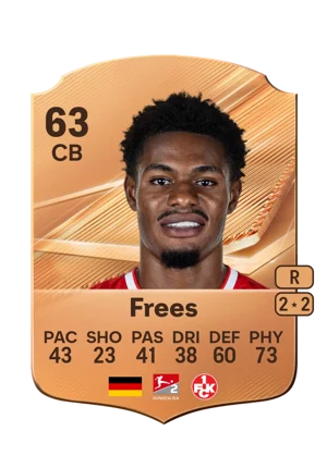 Frees - 63 - Rare EA FC 27 card