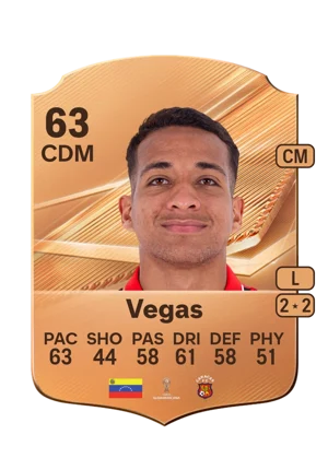 Vegas - 63 - Rare EA FC 27 card