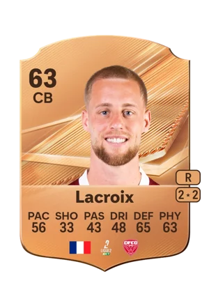 Lacroix - 63 - Rare EA FC 27 card