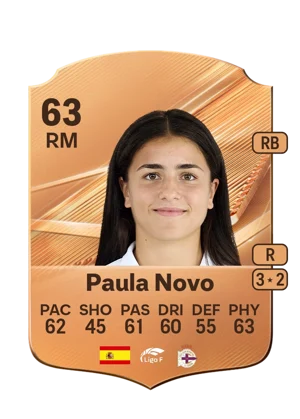 Paula Novo - 63 - Rare EA FC 27 card