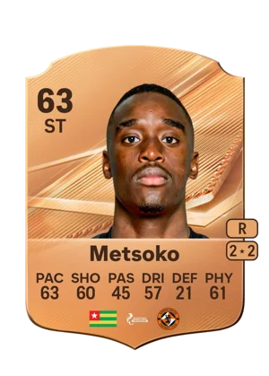 Metsoko - 63 - Rare EA FC 27 card
