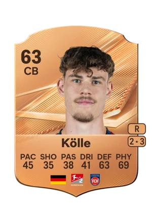 Kölle - 63 - Rare EA FC 27 card