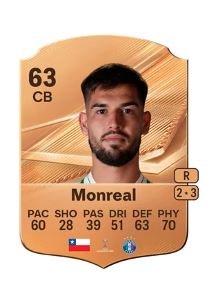 Monreal - 63 - Rare EA FC 27 card