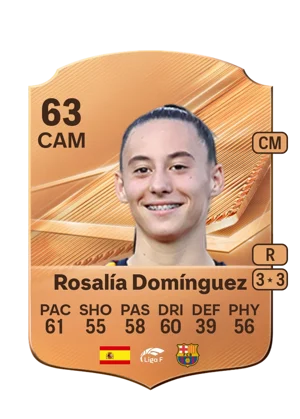Rosalía Domínguez - 63 - Rare EA FC 27 card