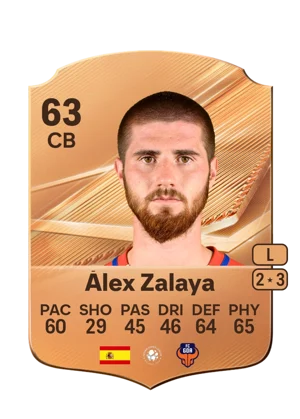 Álex Zalaya - 63 - Rare EA FC 27 card