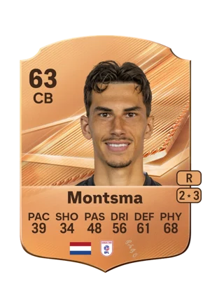 Montsma - 63 - Rare EA FC 27 card