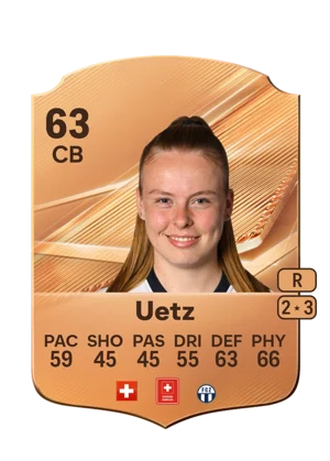 Uetz - 63 - Rare EA FC 27 card