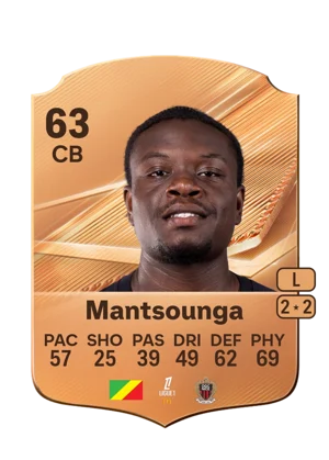Mantsounga - 63 - Rare EA FC 27 card
