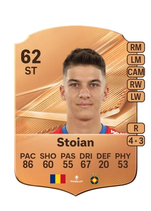 Stoian - 62 - Rare EA FC 27 card