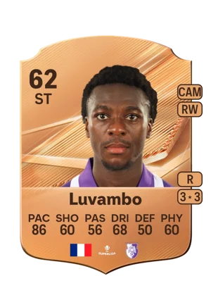 Luvambo - 62 - Rare EA FC 27 card