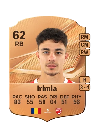 Irimia - 62 - Rare EA FC 27 card