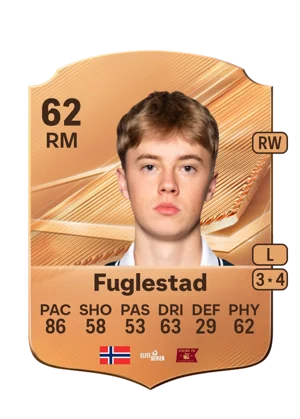 Fuglestad - 62 - Rare EA FC 27 card