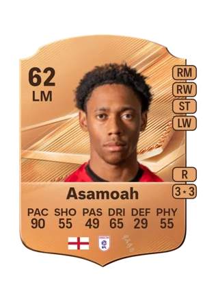 Asamoah - 62 - Rare EA FC 27 card