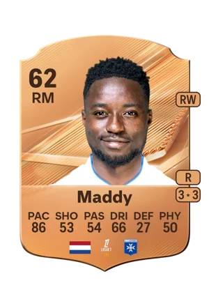 Maddy - 62 - Rare EA FC 27 card