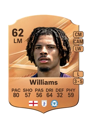 Williams - 62 - Rare EA FC 27 card