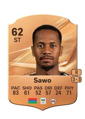 Sawo - 62 - Rare EA FC 27 card