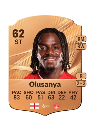 Olusanya - 62 - Rare EA FC 27 card