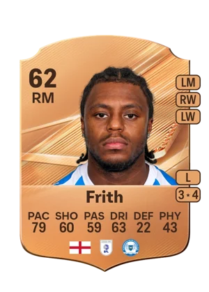 Frith - 62 - Rare EA FC 27 card