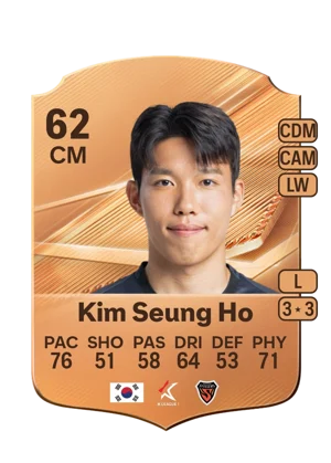 Kim Seung Ho - 62 - Rare EA FC 27 card