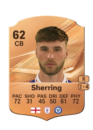 Sherring - 62 - Rare EA FC 27 card