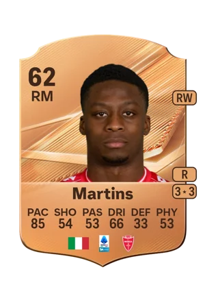 Martins - 62 - Rare EA FC 27 card